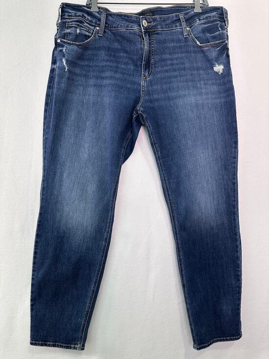 Silver Jeans Co. Denim - Silver Jeans Co. Boyfriend Distressed Stretch Jeans Women’s Plus Size 20W
